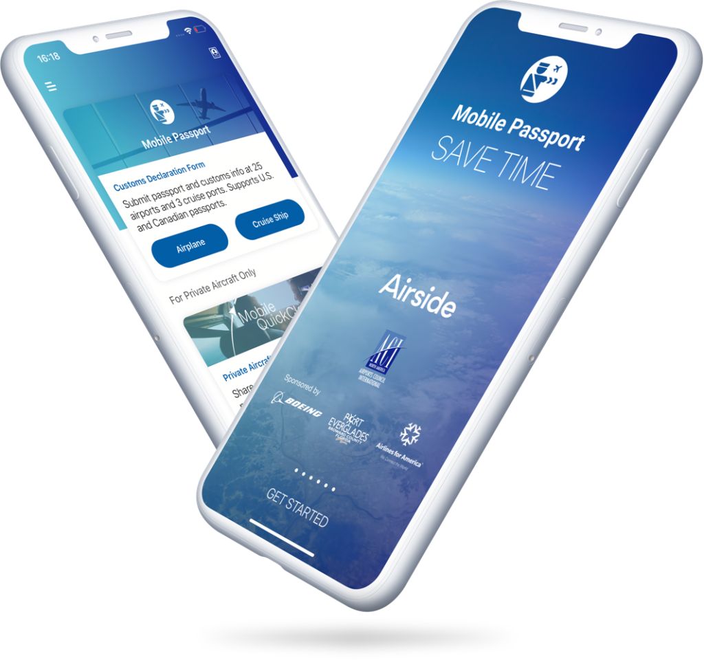 Airside Mobile Passport App International Travel Airport TSA