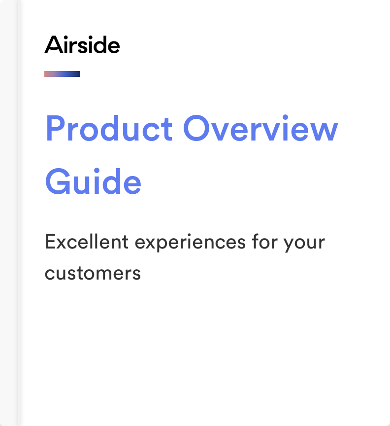 Airside Mobile Product Overview Guide